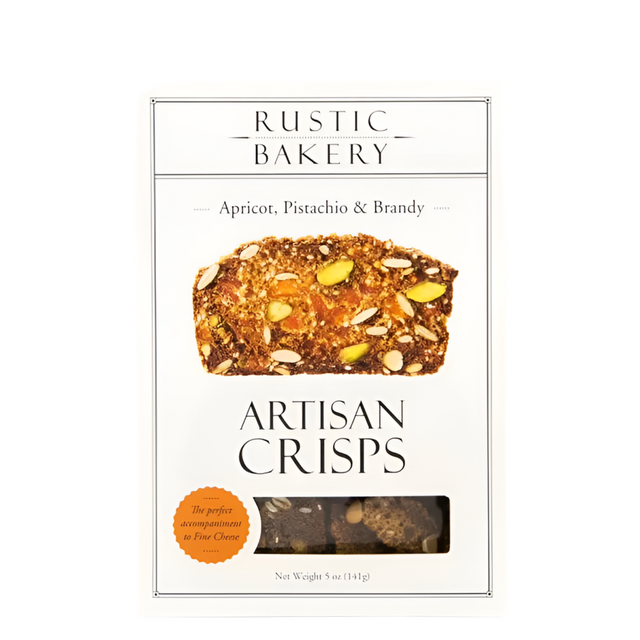 Rustic Bakery Artisan Crisps Apricot, Pistachio & Brandy