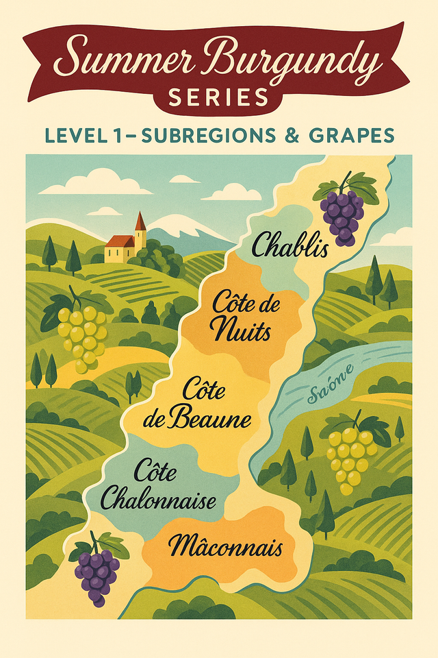 Summer Burgundy Series - Class 1 - Subregions & Grapes June 4