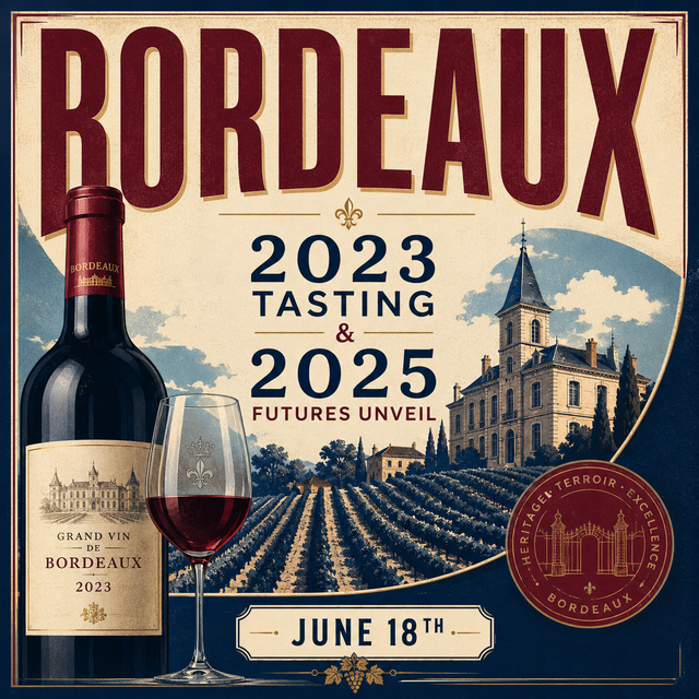 Bordeaux 2023 Tasting & 2025 Futures Unveil