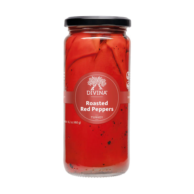 Divina Roasted Sweet Red Peppers 13oz