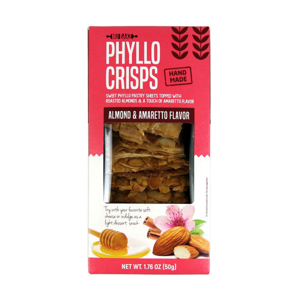 Nu Bake Almond Amaretto Phyllo Crisps