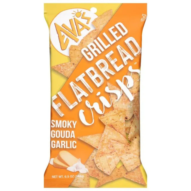 Ava’s Smoky Gouda Garlic Flatbread Crisps
