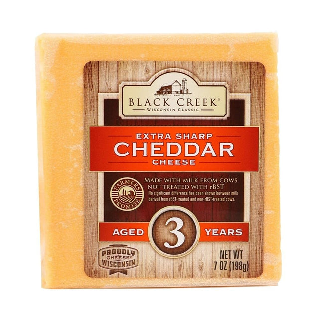 Black Creek Wisconsin 3 Year Aged Extra Sharp Cheddar 7oz