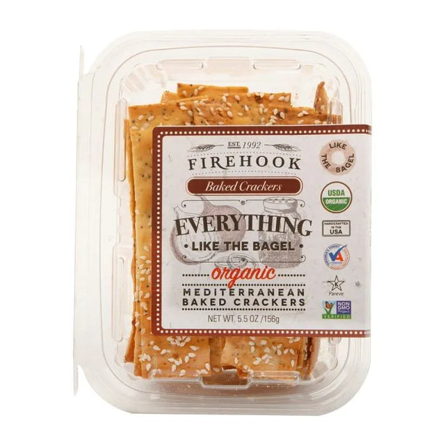 Firehook Everything Mediterranean Crackers 5.5oz