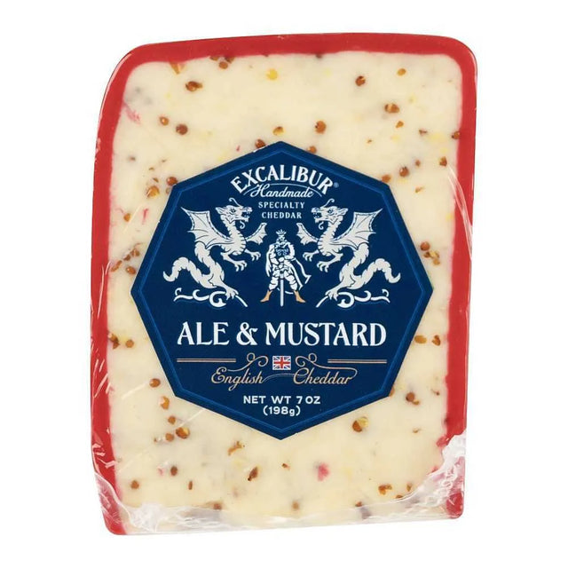 Excalibur Dragon Slayer Ale & Mustard Seed Cheddar 7oz