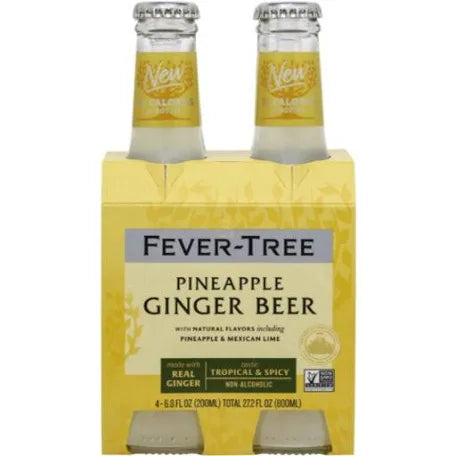 Fever Tree Pineapple Ginger Beer 4pk