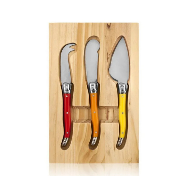 Sunnyside Cheese Knives & Cutting Board