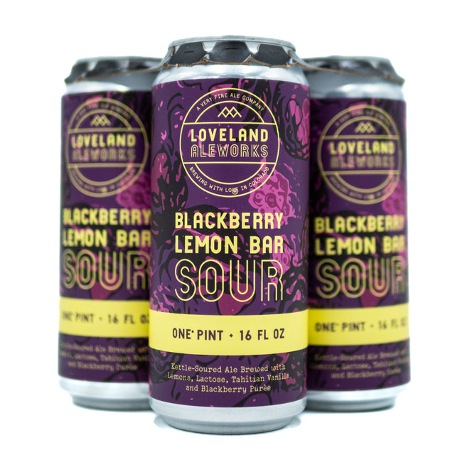 Loveland Aleworks Blackberry Lemon Bar Sour 4pk