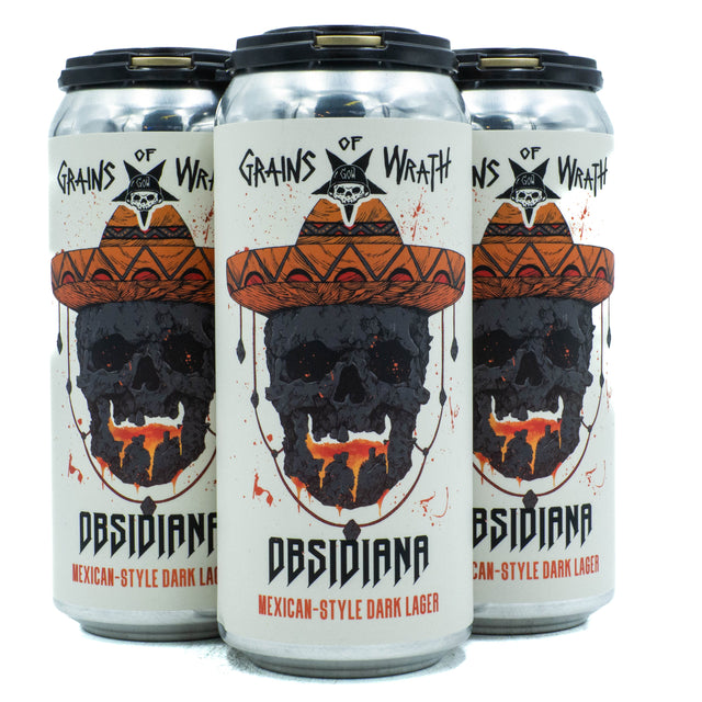 Grains of Wrath "Obsidiana" Dark Mexican Lager 4pk