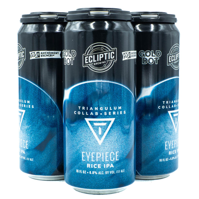 Ecliptic / Gold Dot Eyepiece Rice IPA 4pk