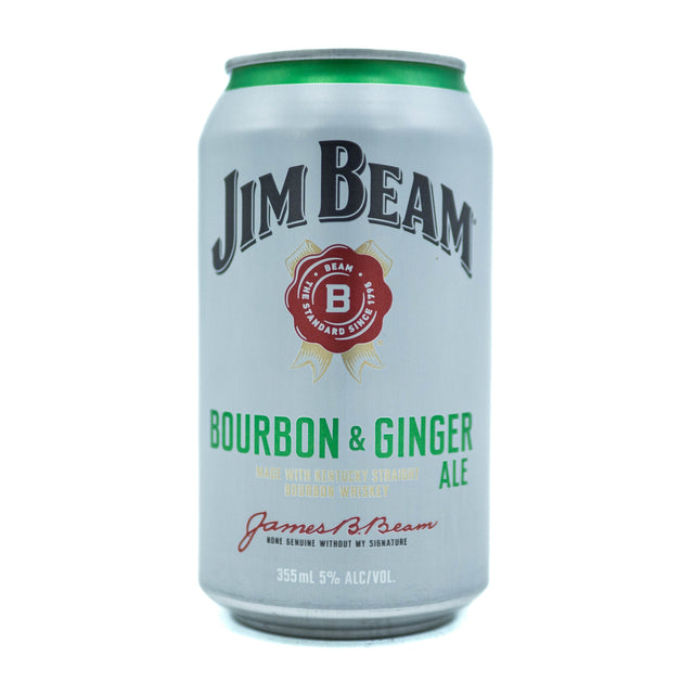 Jim Beam Bourbon & Ginger Ale 355ml