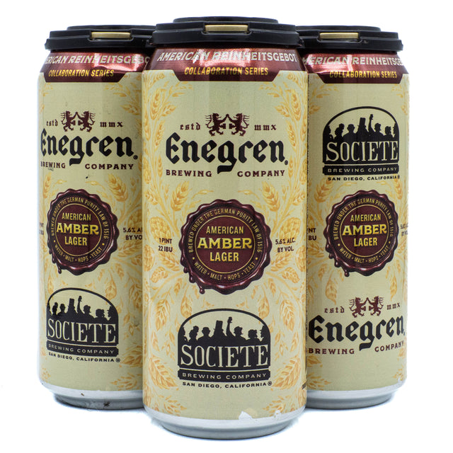 Enegren / Societe American Reinheitsgebot Amber 4pk