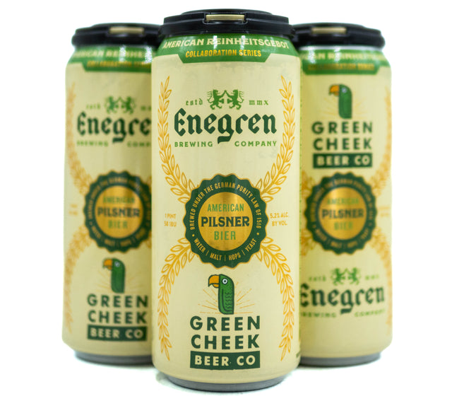 Enegren / Green Cheek American Reinheitsgebot Pilsner 4pk