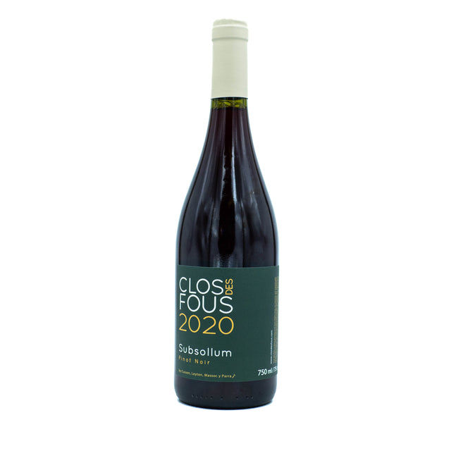 Clos des Fous “Subsollum” Pinot Noir 2020