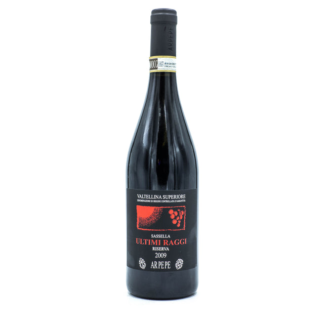 ArPePe Valtellina Superiore Sassella Riserva "Ultimi Raggi" 2009