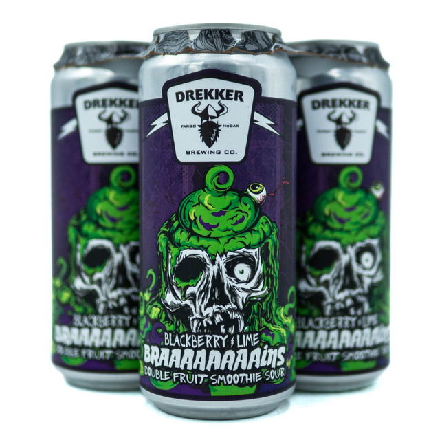 Drekker Brains Blackberry & Lime Smoothie Sour 4pk