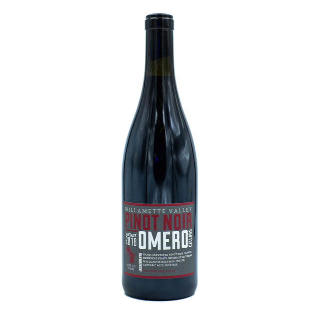 Omero Cellars Pinot Noir Willamette Valley 2018