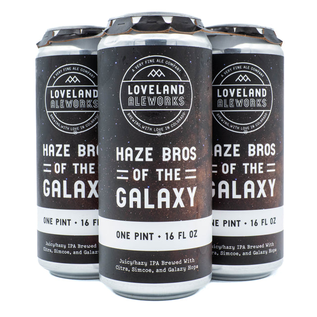 Loveland Aleworks Haze Bros of the Galaxy IPA 4pk