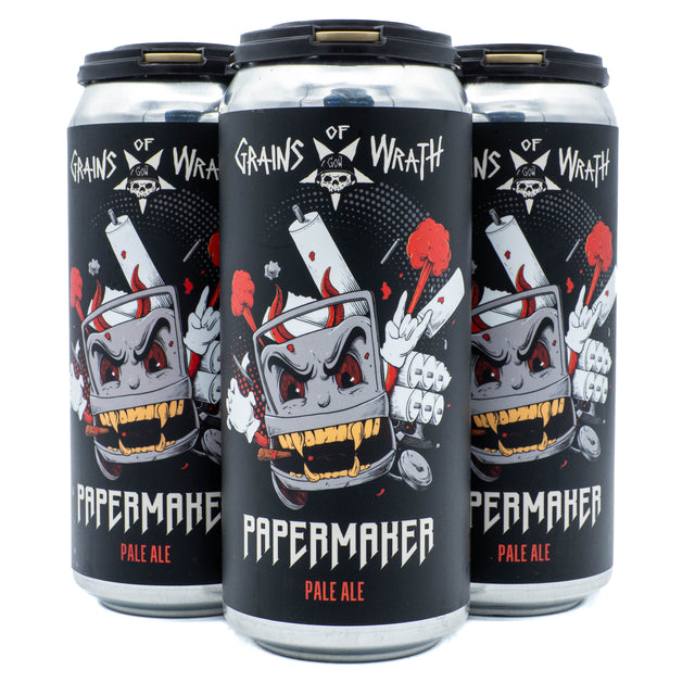 Grains of Wrath Papermaker Pale Ale 4pk