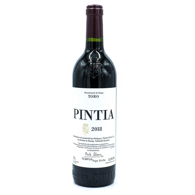 Vega Sicilia Pintia Toro 2018