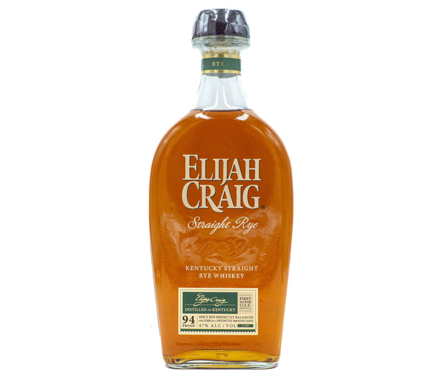 Elijah Craig Straight Rye Whiskey