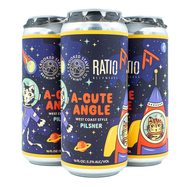 Crooked Stave / Ratio "A Cute Angle" WC Pils 4PK