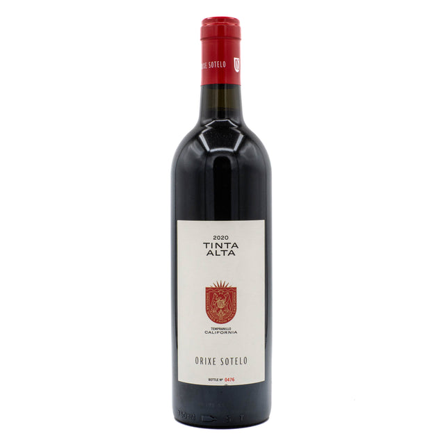 Orixe Sotelo Tinta Alta Tempranillo 2020