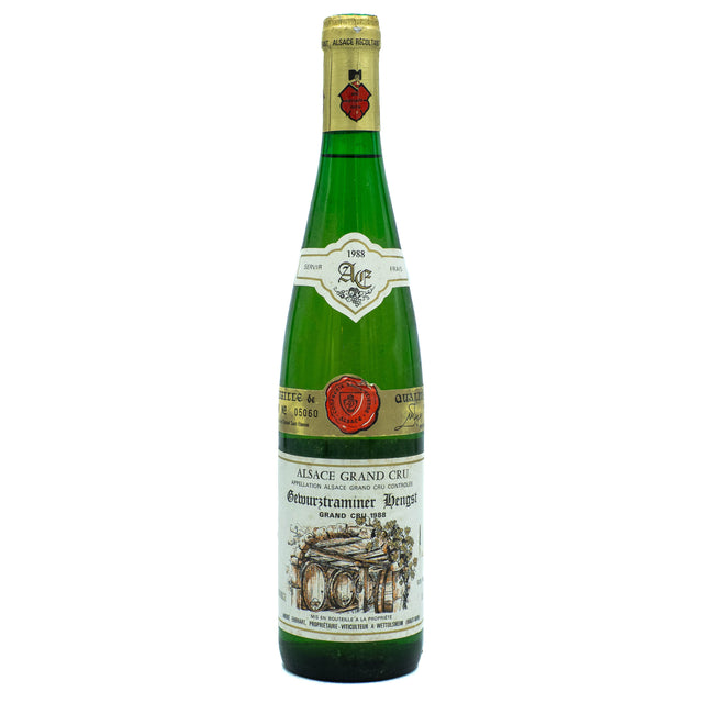 André Ehrart Gewurztraminer Grand Cru Hengst 1988