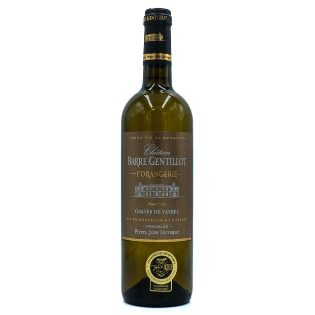 Chateau Barre Gentillot L'Orangerie Blanc 2023