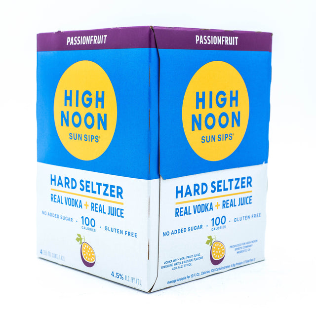 High Noon Hard Seltzer Passionfruit 4pk
