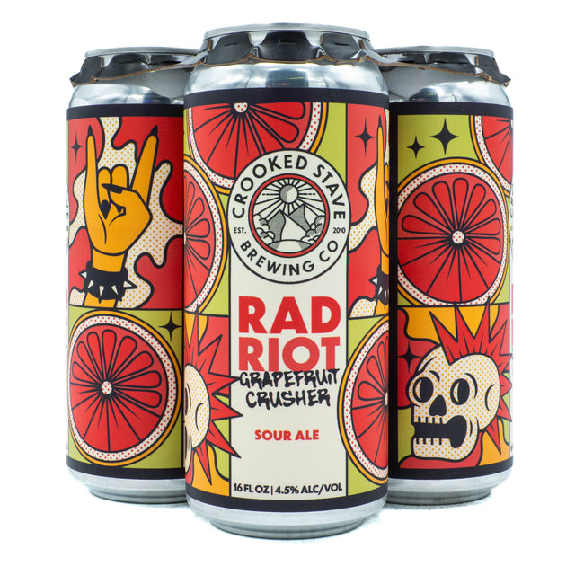 Crooked Stave Rad Riot Grapefruit Sour 4pk