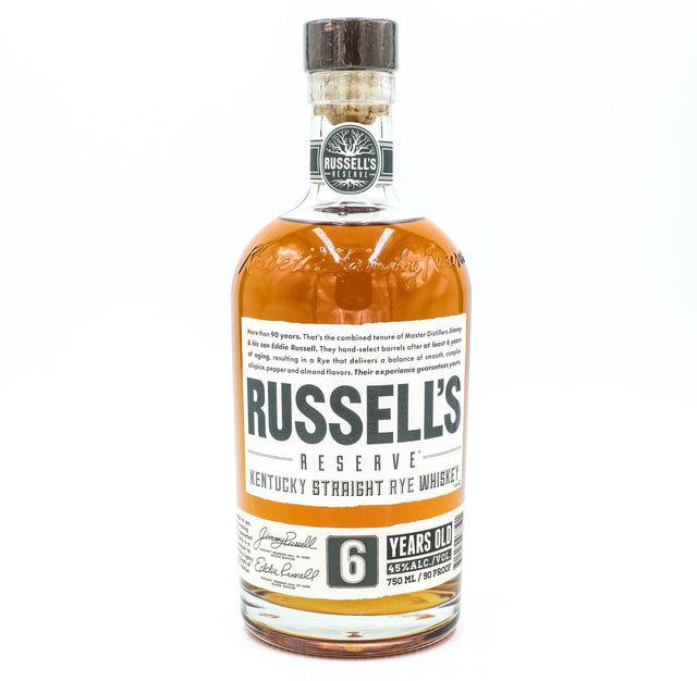 Russell's Reserve 6 Year Kentucky Straight Rye Whiskey