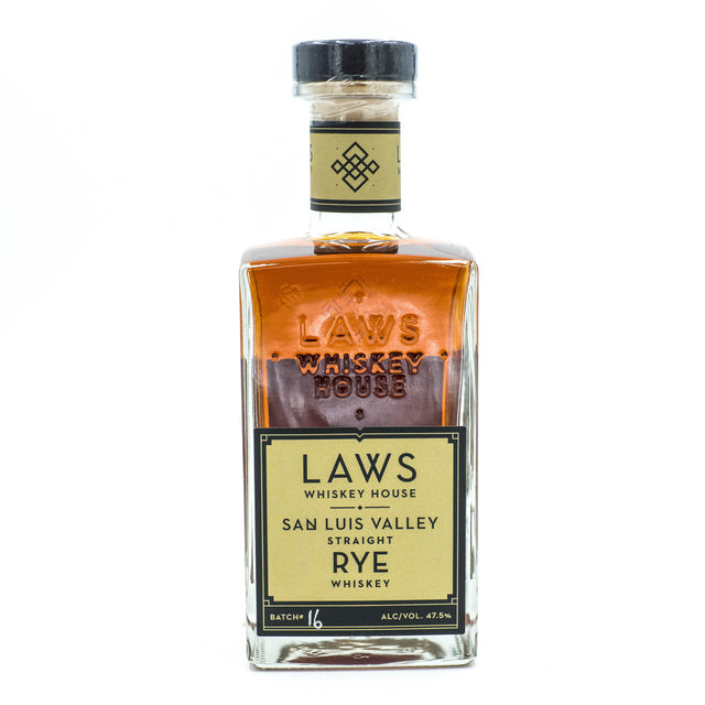 Laws San Luis Valley Straight Rye Whiskey 750ml