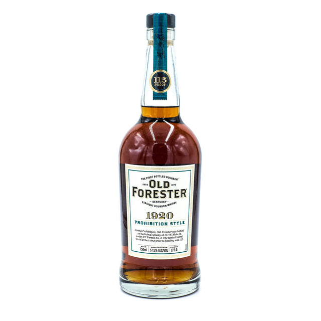 Old Forester 1920 Prohibition Style Kentucky Straight Bourbon Whiskey