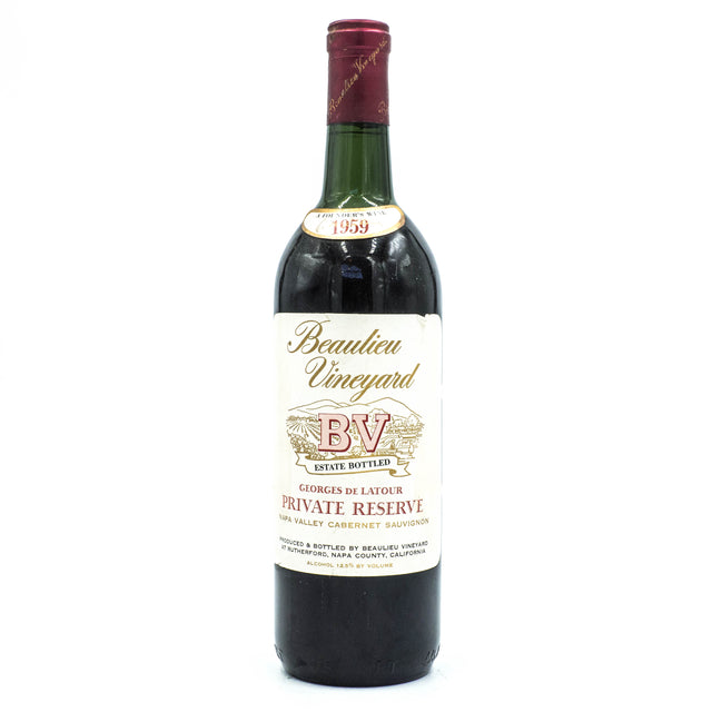 Beaulieu Vineyard Georges de Latour Private Reserve Cabernet Sauvignon 1959