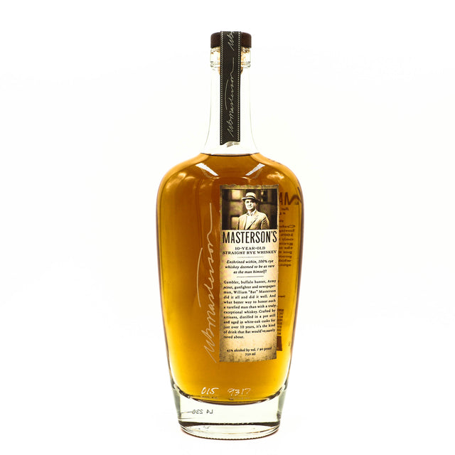 Masterson’s 10 Year Rye