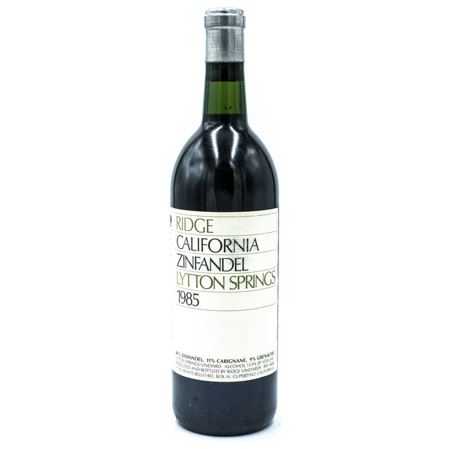 Ridge Zinfandel Lytton Springs 1985
