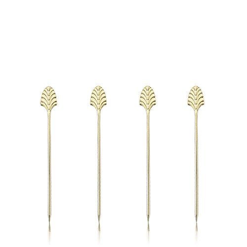 Gold Art Deco Cocktail Picks by Viski