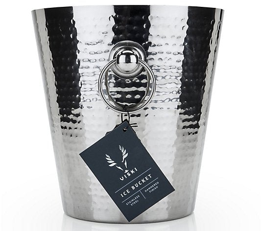 Viski Chrome Finish Ice Bucket