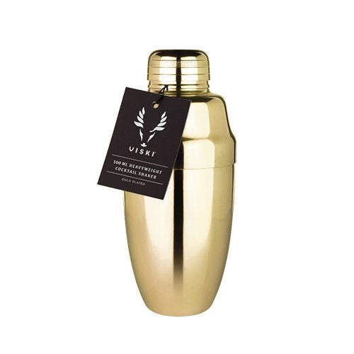 Viski Gold Heavyweight Cocktail Shaker