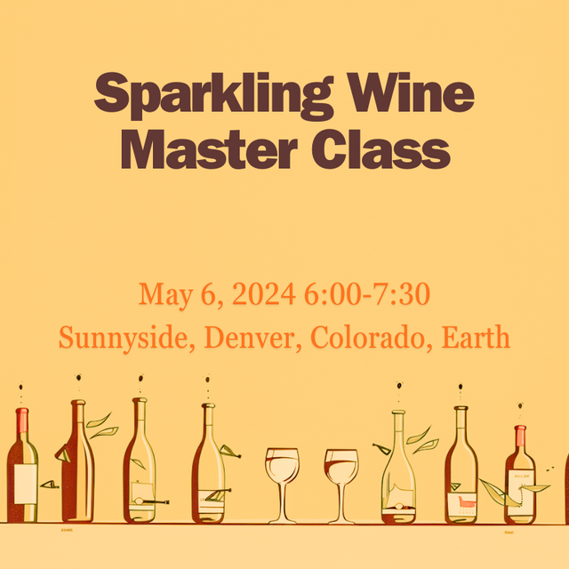 Sparkling Wine Master Class May 6 2024