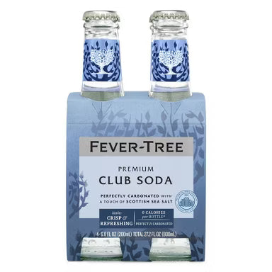 Fever Tree Club Soda 4pk