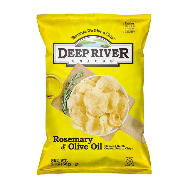 Deep River Kettle Chips Rosemary 2oz