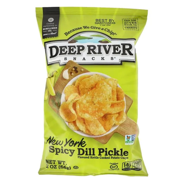 Deep River Spicy Dill Pickle Chips