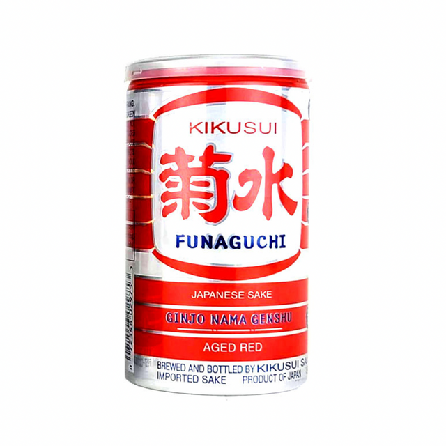 Kikusui Funaguchi Jukusei Honjozo Sake Red Can 200ml