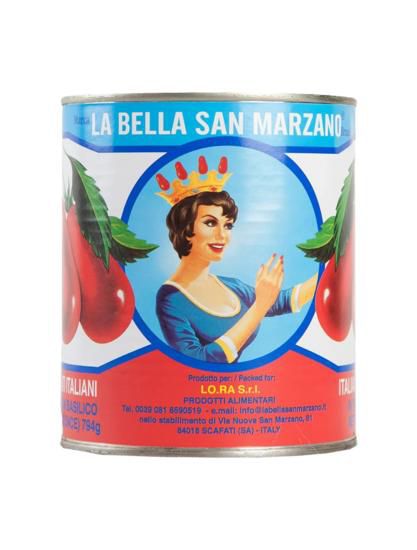 La Bella Italian San Marzano Tomatoes 28oz Can