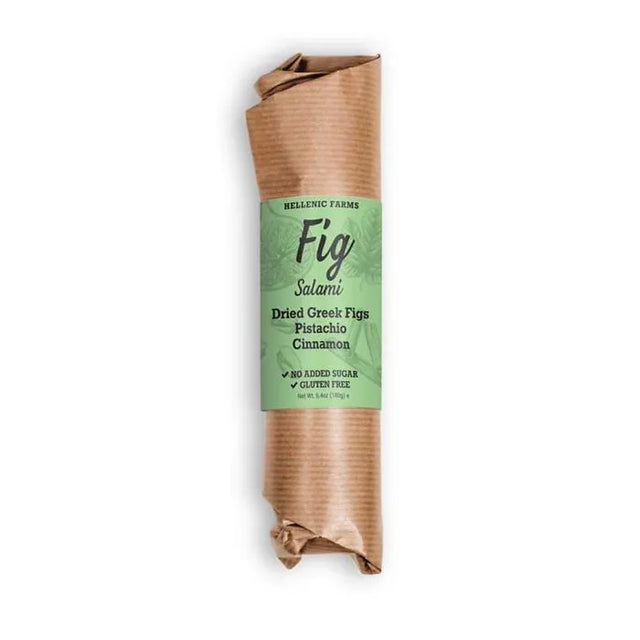 Hellenic Farms Pistachio Cinnamon Fig Salami Vegan 6.4oz
