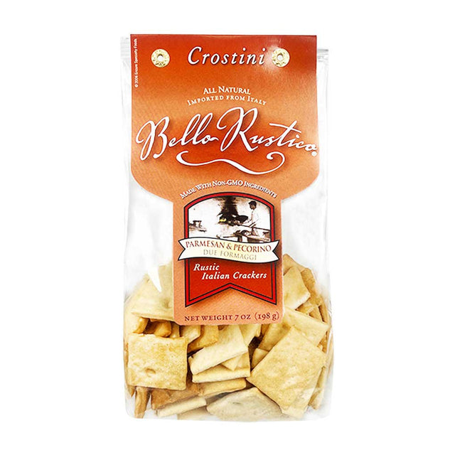 Bello Rustico Parmesan and Pecorino Crostini