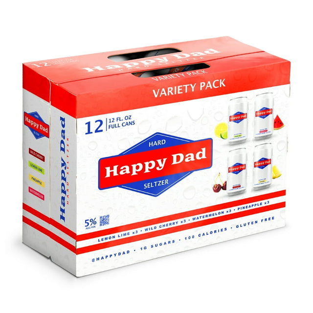 Happy Dad Hard Seltzer Variety 12pk