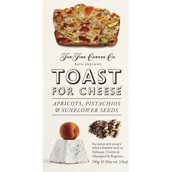 Fine Cheese Co. Apricot, Pistachios & Sesame Toast for Cheese 3.5oz